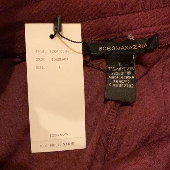 BCBGMaxAzria Retro Velour Pants with Bling - Picture 10 of 10